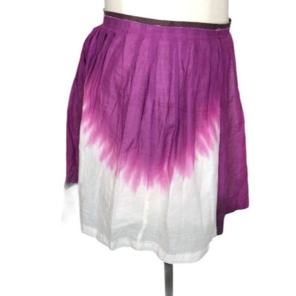 American Eagle Skirt Womens 6 Boho Tye Dye Pink White Purple Short Mini Bohemian - Picture 9 of 11